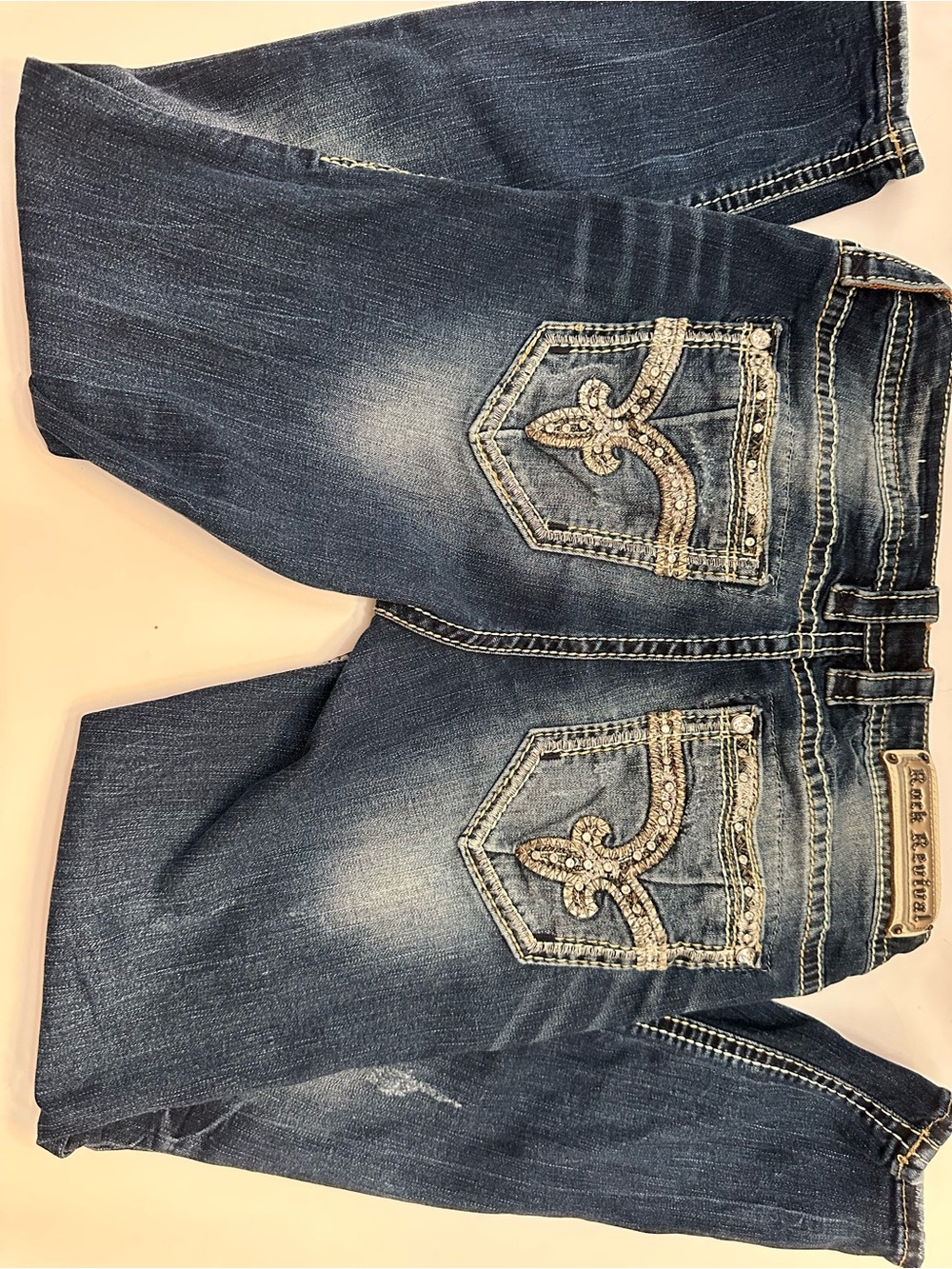Rock Revival “Sherry” mid rise ankle skinny jeans size 31